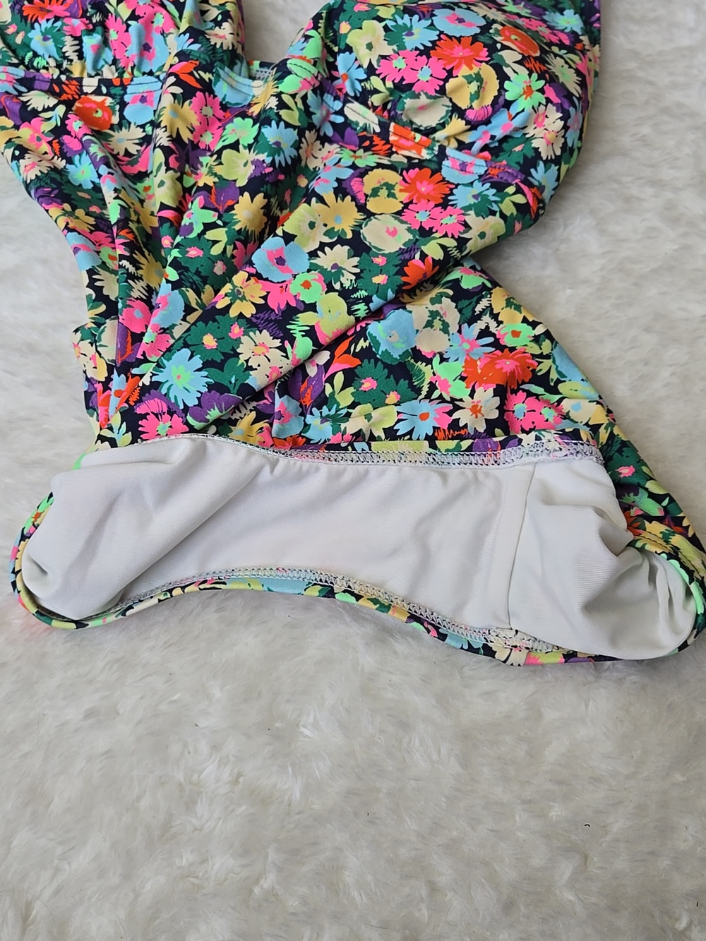 GAP Floral One Piece Swimsuit, Womens Size Extra Small - Picture 10 of 11
